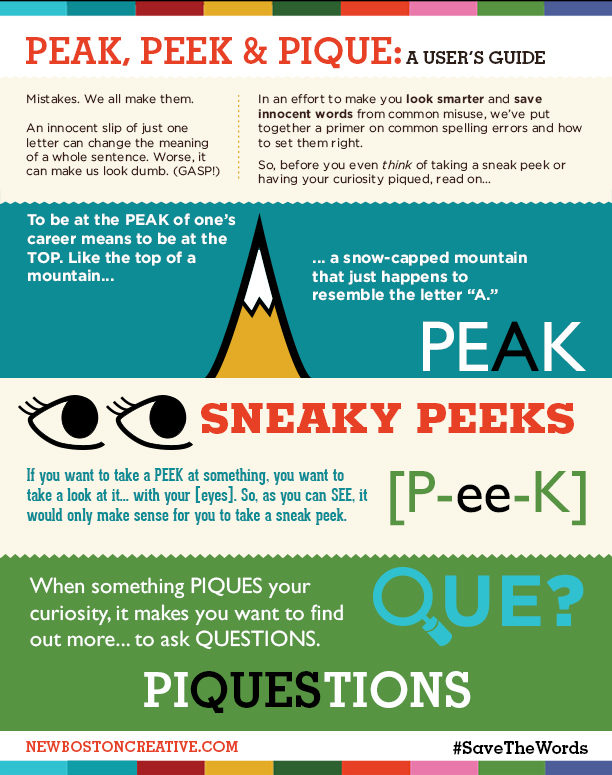 Peak Peek And Pique Infographic Manhattan KS Website Design 