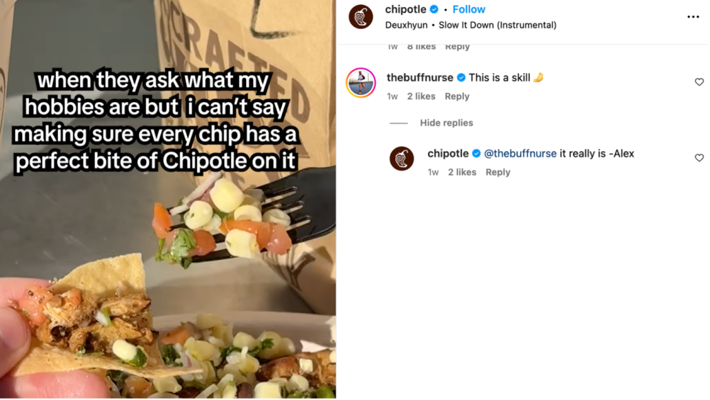 chipotle social post