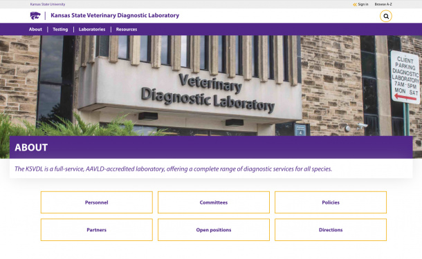 KSU Web Migration Vet Lab