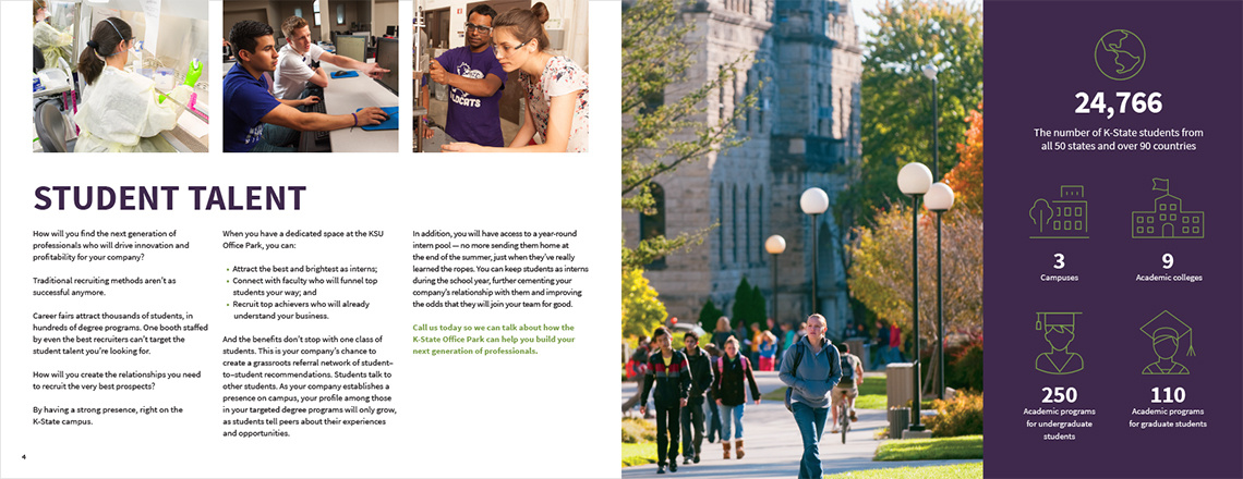 K-Site Brochure Inside Spread