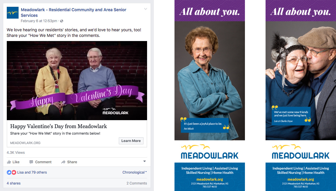Meadowlark "All About You" Ad for Kansas Magazine and Facebook Ad