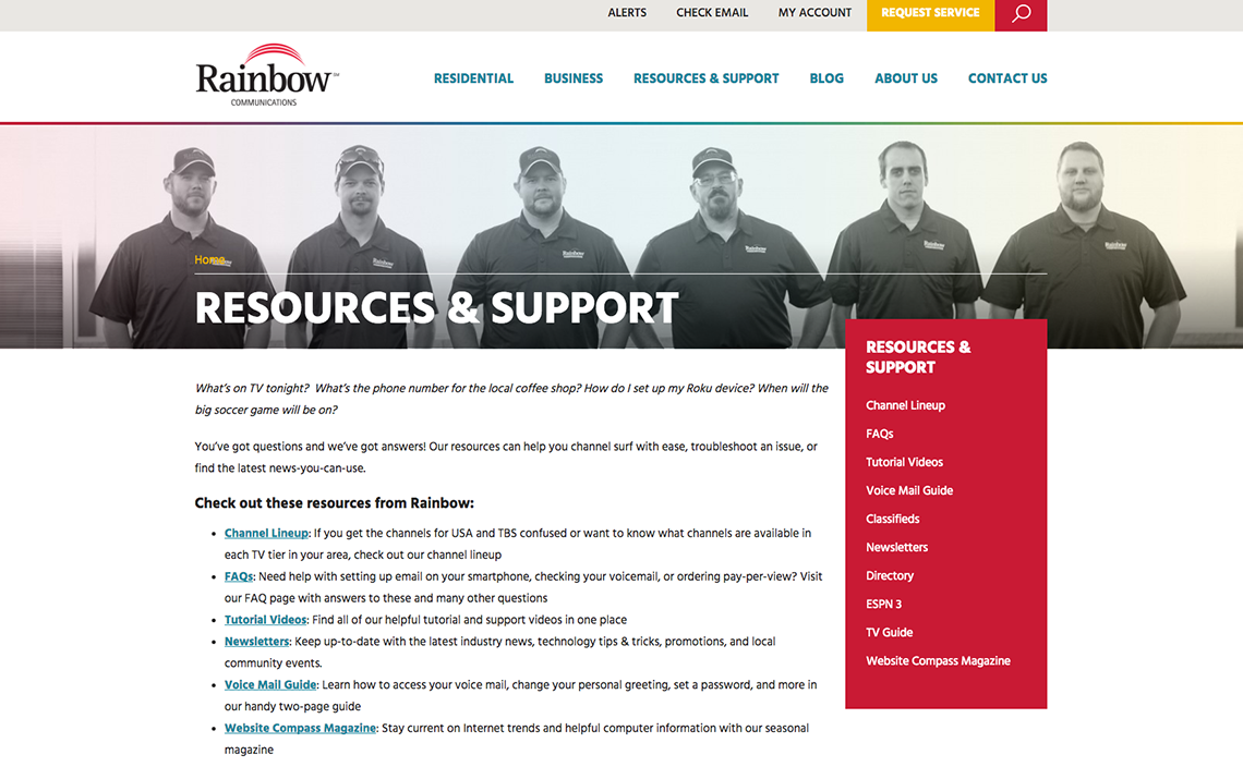 Rainbow Communications Marketing Portfolio 2